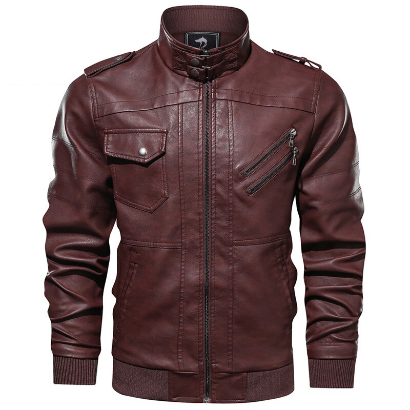 Men's Leather Daytona Biker Jacket - view 3