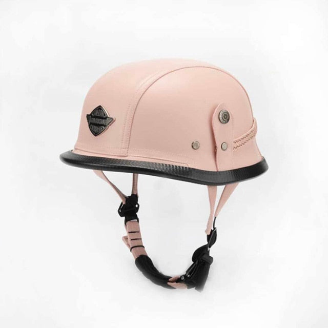 German Leather Half Helmet - view 4