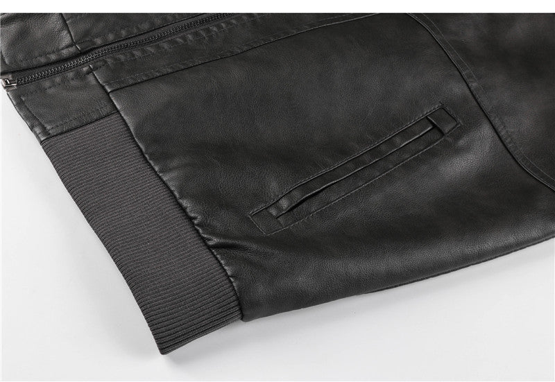 Men's Leather Daytona Biker Jacket - view 4