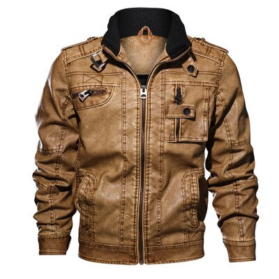 Street Biker Leather Jacket - view 8