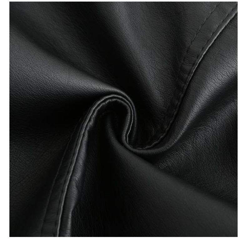 Women's Faux Biker Leather Motorcycle - view 10